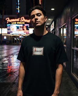 cRash out — worn in Las Vegas